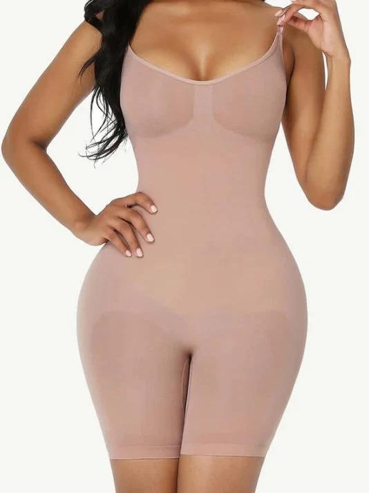 Full Body Shaper Bodysuit with Adjustable Straps - Eciira