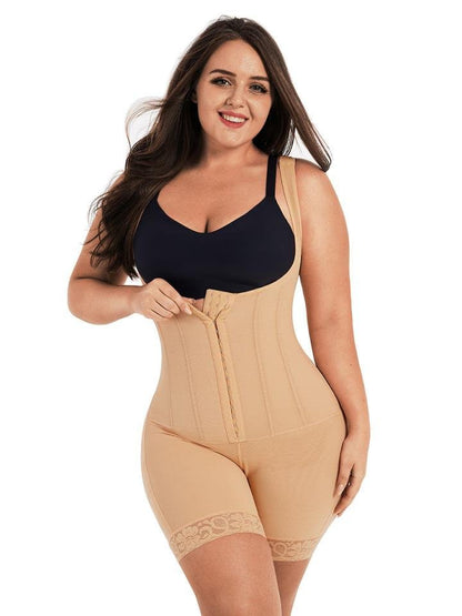 Hooks and Boned shapewear with adjustable straps - Eciira