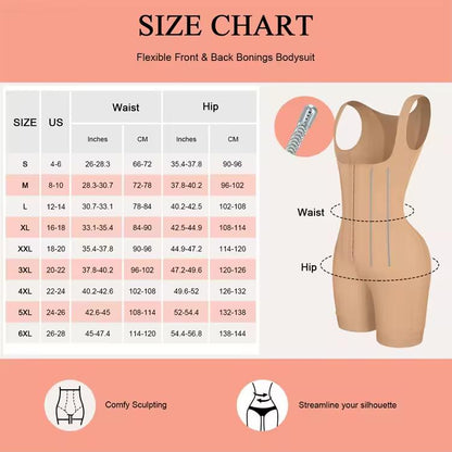 Hooks and Boned shapewear with adjustable straps - Eciira